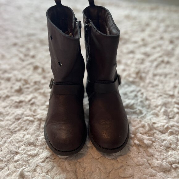 OshKosh B'gosh girls tamiko star boots brown - Picture 6 of 7